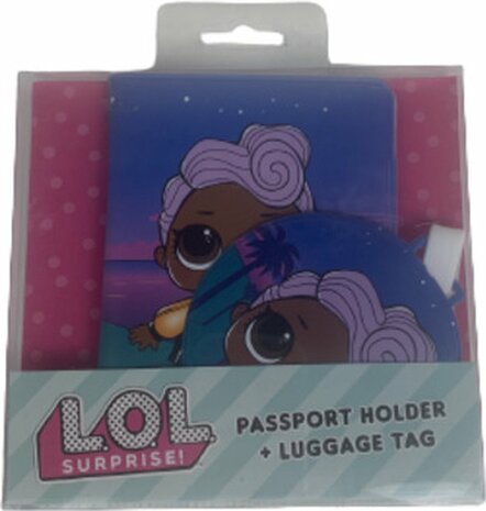 Paspoort houder - Bagage Label - Multicolor - Reizen - Koffer - Vliegen - Rond - 2
