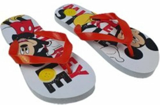Slippers - Wit - Mickey Mouse - Maat 31/32 - Teenslippers - Inspired by Havaianas - Lente
