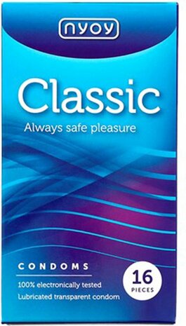Classic Condooms - Transparant - Rubberlatex - 53mm - 16 Stuks - Condoom - Condom - Condoms