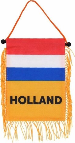 Oranje versiering - Voetbal EK - Vaantje Holland