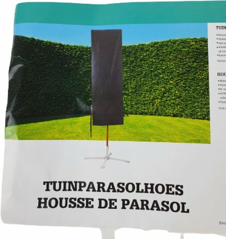 Tuinparasolhoes - Zwart - 170 x 50 cm - Tuin - Tuinkussen - Hoes - Buiten - Parasol