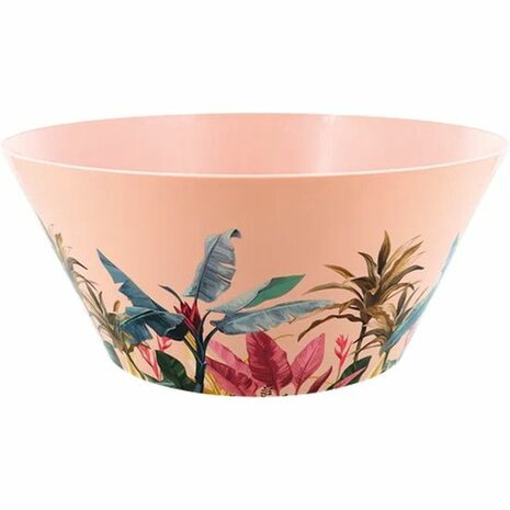 Kom BOTANICAL Collectie XL - Roze / Multicolor - Kunststof - 25 cm - S