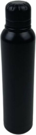 Waterfles OLAY met effe design - Zwart - Metaal - 500 ml - Drinkfles - Fles - Waterfles - Vaderdag cadeau - Voor hem / Voor haa