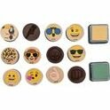 EMOJI stempel set Assorti - Multicolor - Hout / Kunststof - Stempel - Stempels - Assorti - Creatief - DIY - Knutselen - Cadeau 