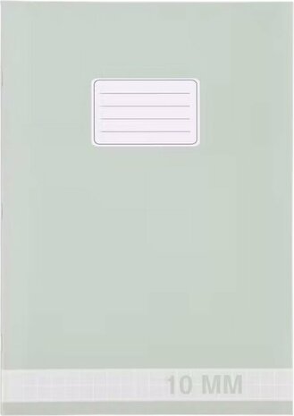 Schriften gelijnd A5 JOELLA - Olijf Groen / Wit - Papier - 16,5 x 21 cm - 5 Stuks - Schoolschrift - Schrift - Back To School - 