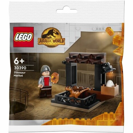 Lego Jurassic World Dinosaur market - Bruin / Multicolor - Kunststof