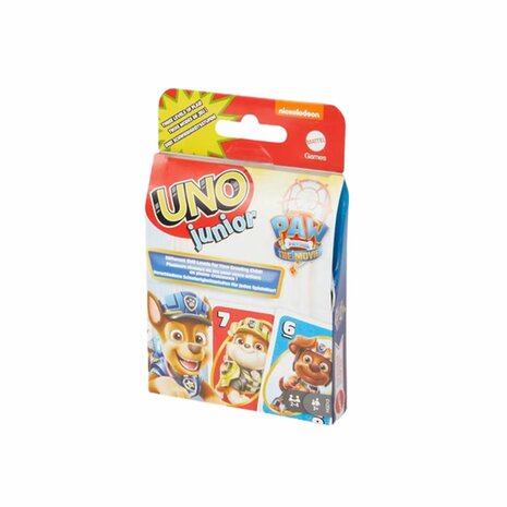 PAW Patrol UNO Junior - Multicolor - Kunststof - 2-4 spelers - Vanaf 3 jaar - Spel - Kaartspel - Speelgoed - Spelen - UNO 