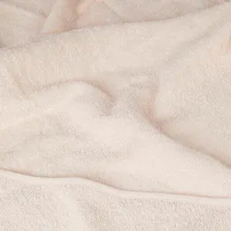 Baby handdoek ADAM - Zalm roze - Katoen - 75 x 75 cm - Voor baby&#039;s - Badkamer - Baby bathcape 