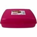 Curver lunchbox broodtrommel - Roze / Transparant - Kunststof - 1,3 Liter