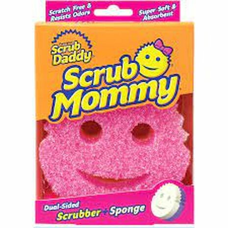 Scrub Mommy - Roze - Tweezijdige Schrobber + Spons - Schoonmaakspons