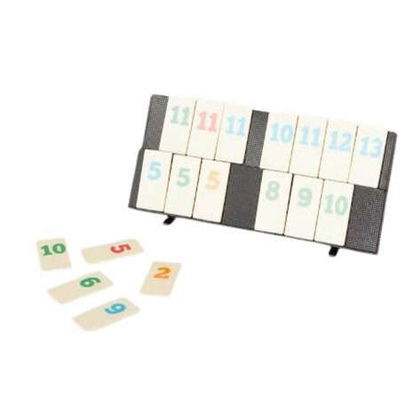 Numbers game - Multicolor - 22 x 22 cm - Kunststof - Rummikub - Sint - Bordspel - Spelletjes - Spel - pakjesavond - cadeau - ca