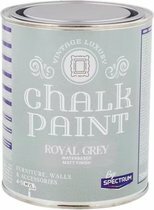 Krijtverf Royal Grey Matte afwerking - Royal Grey - Verf / Metaal - 750 ml