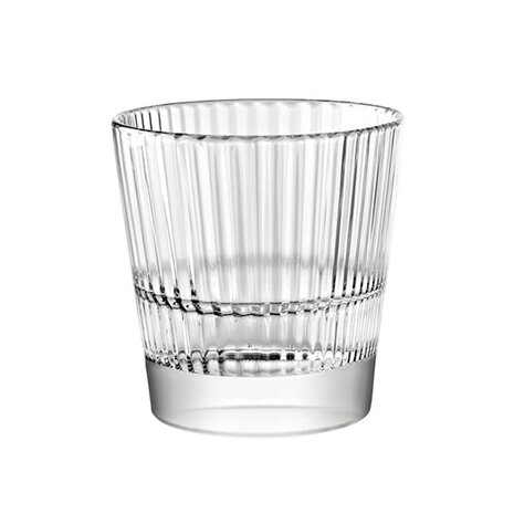 Diva Tumbler glazen - 2 Stuks - Maat M - 37 CL - Ribbel -  Transparant - Glazen - Servies - Tafelen - Drinken - Geribbeld glas
