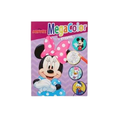 Disney Minnie Mouse kleurboekje met stickers - Multicolor - Kleurboek - Papier - Disney - Mickey