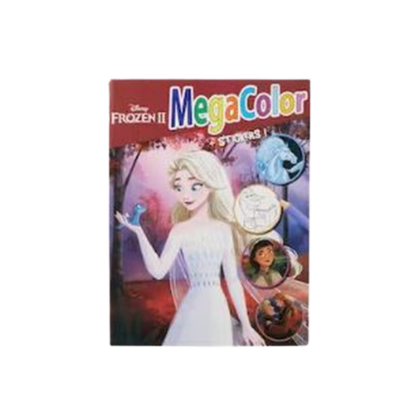 Disney Frozen 2 kleurboekje met stickers - Multicolor - Kleurboek - Papier - Disney - Anna - Elsa