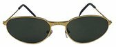 Zonnebril GOLDI - UV 400 - Zwart / Goud - Kinderbril - Ovaal Model - Shades - Unisex