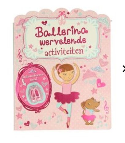 Ballerina wervende activiteiten / kleurboek met balletschoen gum- Roze / Multicolor - Activiteitenboek- Papier