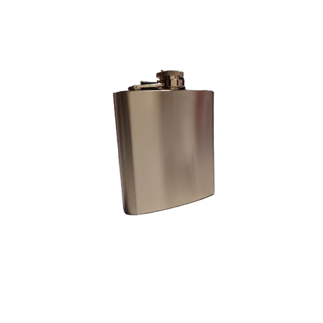 Heupfles RVS - Zilver - Roestvrij staal - 9 x 2 x 10 cm - Drinken - Fles - Flesje - Drankfles - Hip Flask