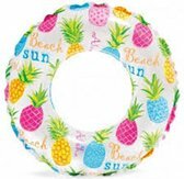 Ananas Opblaasbare zwemring - Multicolor - Plastic