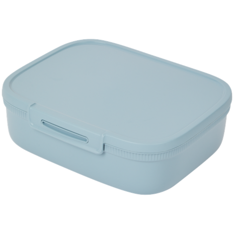 Lunchbox SEBASTIAN met divider XL - Vintage blauw - Kunststof - 3.3 l -  Vershoudbakjes - Broodtrommel