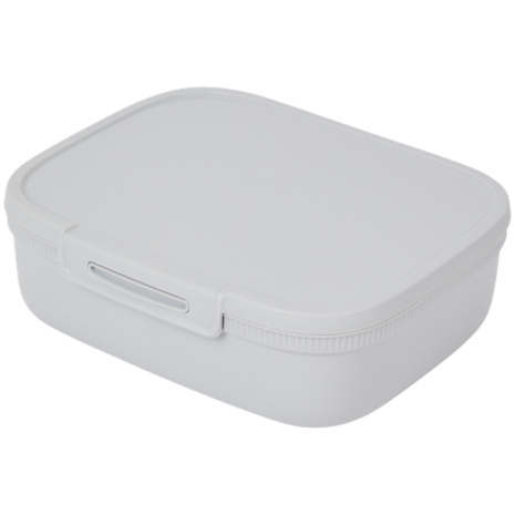 Lunchbox SEBASTIAN met divider - Grijs - Kunststof - 1.8 l -  Vershoudbakjes - Broodtrommel