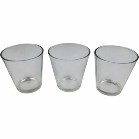 Drinkglazen glazen - Transparant - Glas - 200 ml - Set van 3 - Glazen - Servies - Tafelen - Drinken - Glas