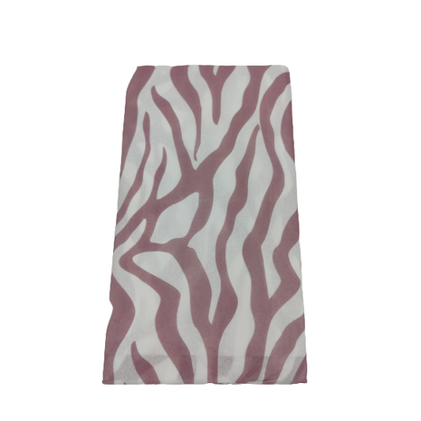 Tafelkleed Zebra Motief - Paars / Wit - 130 cm x 180 cm - Stevig Papier - Zomer Picknick tafelkleed