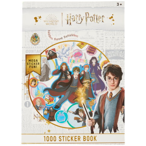 Stickerboek Harry potter - Multicolor -  1000 Stickers - sticker book - 3+ - Mega Sticker Fun 