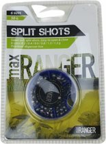 Max Ranger Split Shots - Vissen - 6 Maten - Hengel - Sport - Vissen - Beet - Lokaas