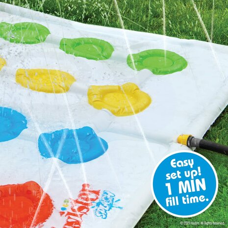 Twister Splash - Sproeimat - Zomer Twister - Ieder rondje  sproeit water 170 cm x 120 cm 3