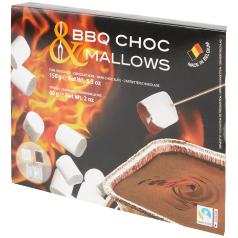 BBQ Choc Mallows - Barbecue Marshmallow -  Barbecuebak met marschmallows en pure chocala 1