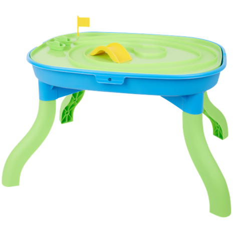 Zand en Watertafel voor kinderen 4 in 1 - 67,5 x 52 x 38 cm - Schrijftafel - Racetafel 3