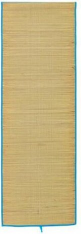Rieten Strandmat - Oprolbare Rietmat - Lichtblauw - Ligmat Voor Buiten - 60x180cm