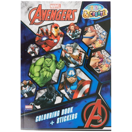 Marvel Avengers Kleurboek Met Stickers