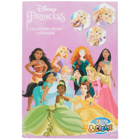 Disney Princess Kleurboek Met Stickers