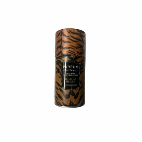 Interieurparfum &quot;Stay Wild And Free&quot; - Oranje / Zwart - Metaal / Kunststof - 250 ml - Huisspray - Interieur - Won