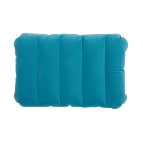 Opblaasbare hoofdkussen - Blauw / Zwart - 43 X 28 X 9 cm – Camping kussen -  Reis kussen – Travel pillow 2