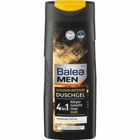 Douchegel Golden Intense, 300 mll - 4 in 1 - geel  1