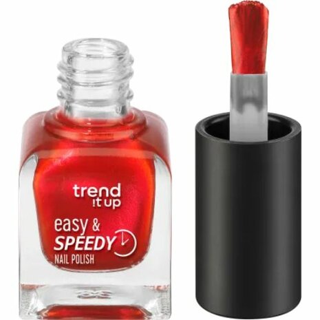 Trend it up Nagellak Easy & Speedy 100 Rood, 6 ml - Rood  1