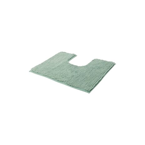 Hoogwaardige Wc / Toiletmat REECE- Groen- Luxe Polyester - 50 X 40 cm - Antislip