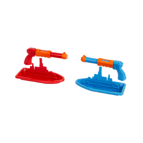 Zeeslag Waterspel - Multicolor - 22 cm - Set van 2 - Waterpistool - Zwembad