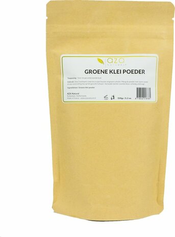 Aza Natural - Groene klei poeder - gezichtsmasker met een zuiverende werking