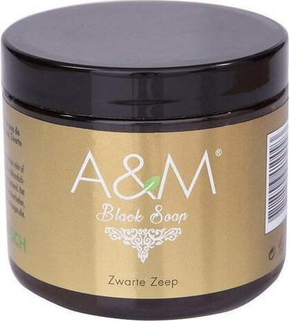 A&amp;M Black Soap Argan 200 gr