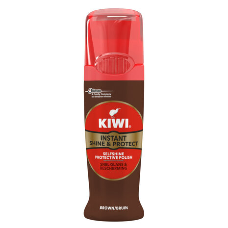 Kiwi Shine &amp; protect bruin 75ml