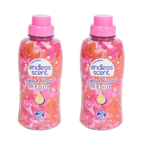 Wasparfum - Set van 2 flessen - Blossom Senses - langdurige frisse geur - 20 wasbeurten - 400 ml per fles