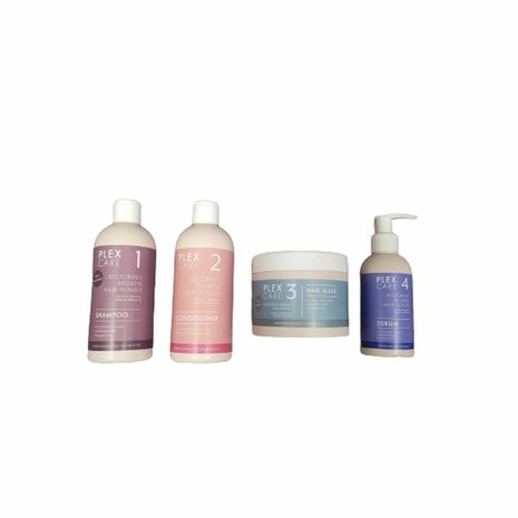  Beschadigd haar pakket / Plex Care / Stap 1 , 2 , 3 , 4 , 5/  Shampoo / Conditioner / Masker / Serum / Haarolie - Haarverzorgi