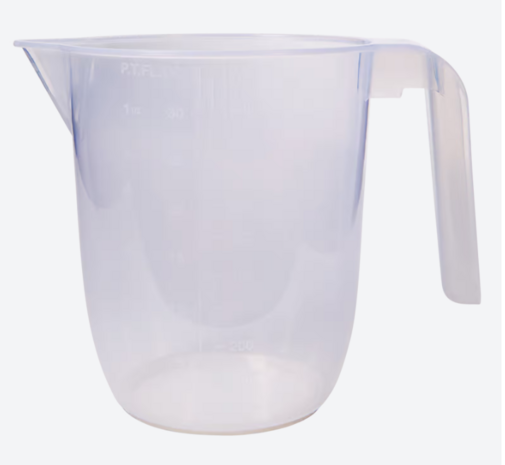 Maatbeker - 1 Liter / Anti- Slip - Transparant 2