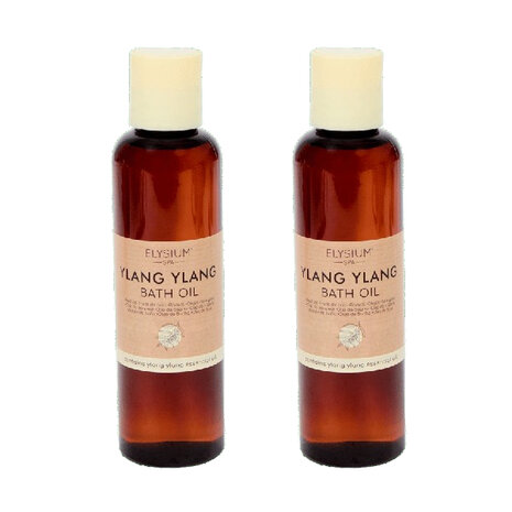 Ylang Ylang badolie ZENDRUP - Geel - 150 ml - Set van 2 - Badderen - Spa - Zen - Rust  