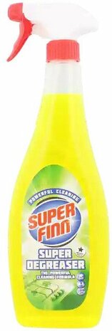 Super Finn Ontvetter - Geel / Multicolor - Ontvetter - 750 ml - Set van 3 - Ontvetter - Spray - Ontvetspray - Ontvet