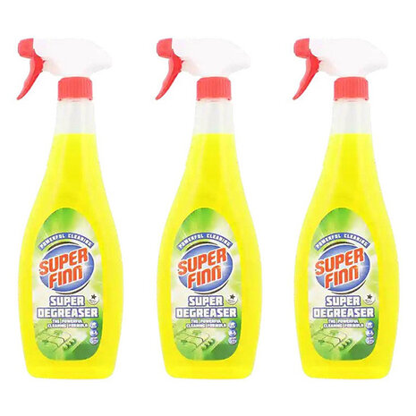 Super Finn Ontvetter - Geel / Multicolor - Ontvetter - 750 ml - Set van 3